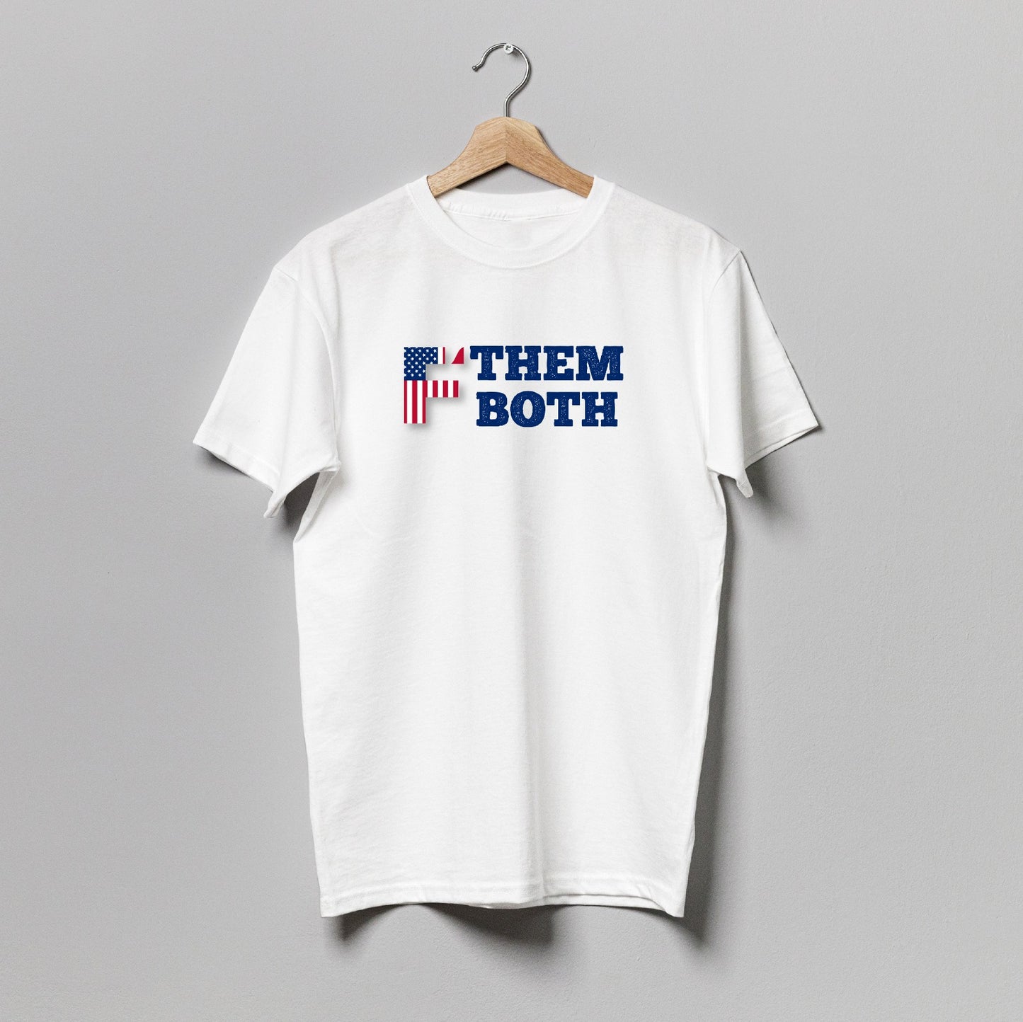 F Them Both T-Shirt Cotton Short Sleeve T-Shirt, Style